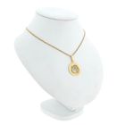 Image 9 of Gold zodiac sign pendant; Aquarius