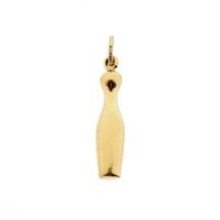 Gold pendant of a cone