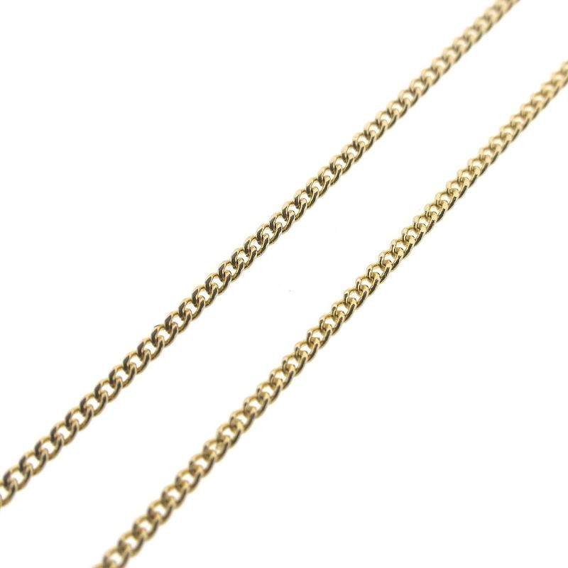 Image 5 of Gold thin gourmet link chain | 52.5 cm