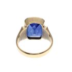 Image 3 of Vintage gold 'Elvis' ring with royal blue gemstone
