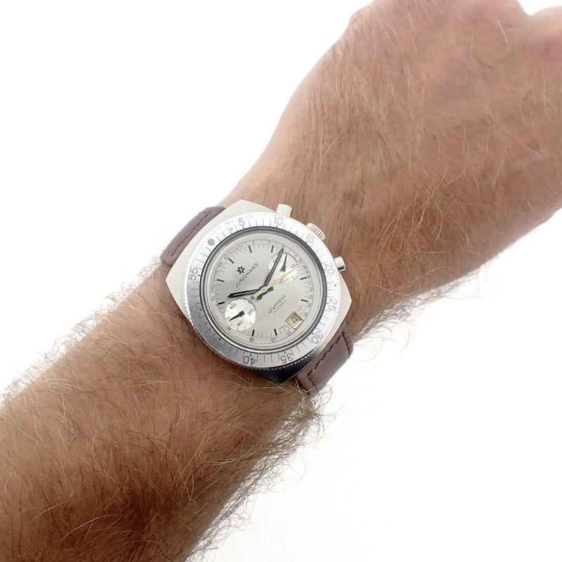 Image 9 of Junghans Olympic; Vintage chronograph men's watch