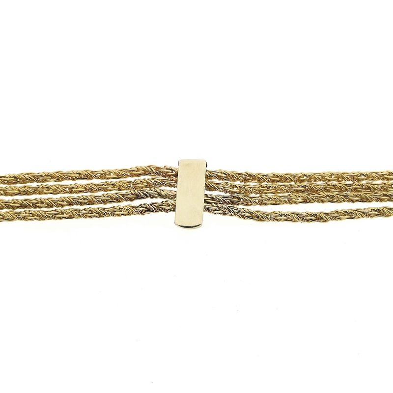 Image 9 of Two-tone gold fantasy link chain