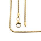 Image 1 of Gold snake link chain | 42.5 cm