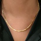 Image 10 of Gold braided fantasy link necklace