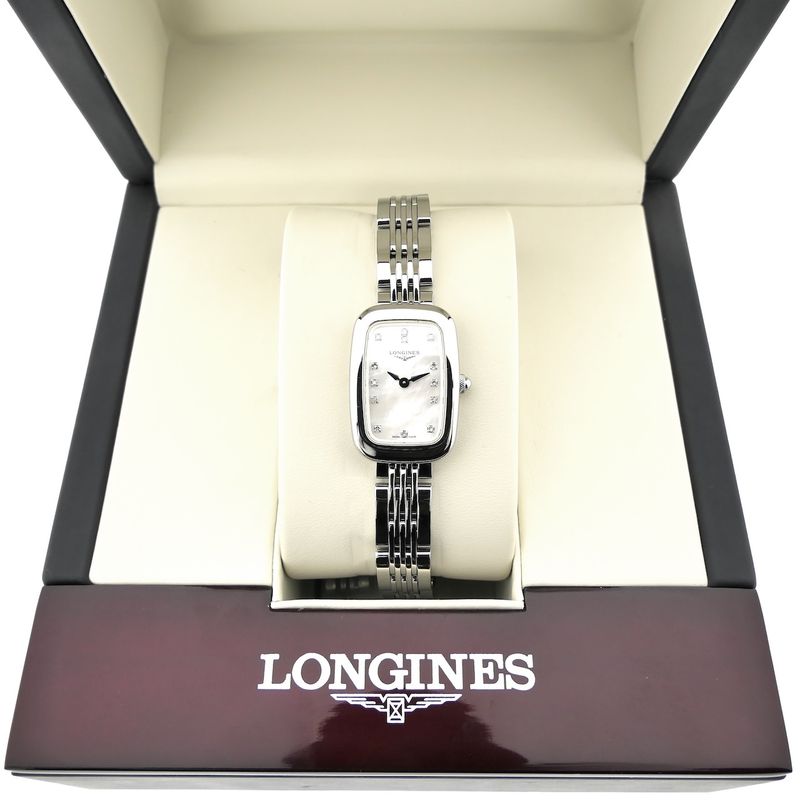 Image 8 of Longines Equestrian Collection L6.140.4; Women's watch with diamonds
