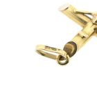 Image 8 of 18-karat gold pendant of a cross with corpus | INRI