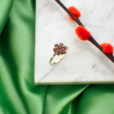 Image 2 of 8K Garnet Ring | Vintage