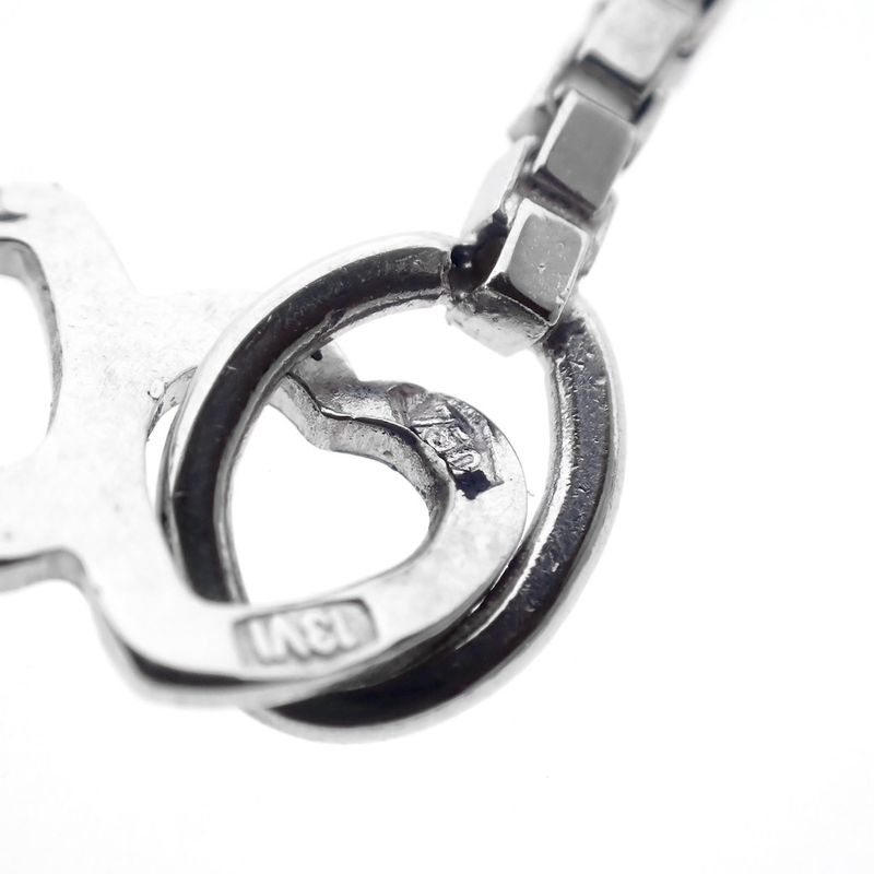 Image 8 of 18K white gold Venetian link chain | 36.5 cm - 41.5 cm