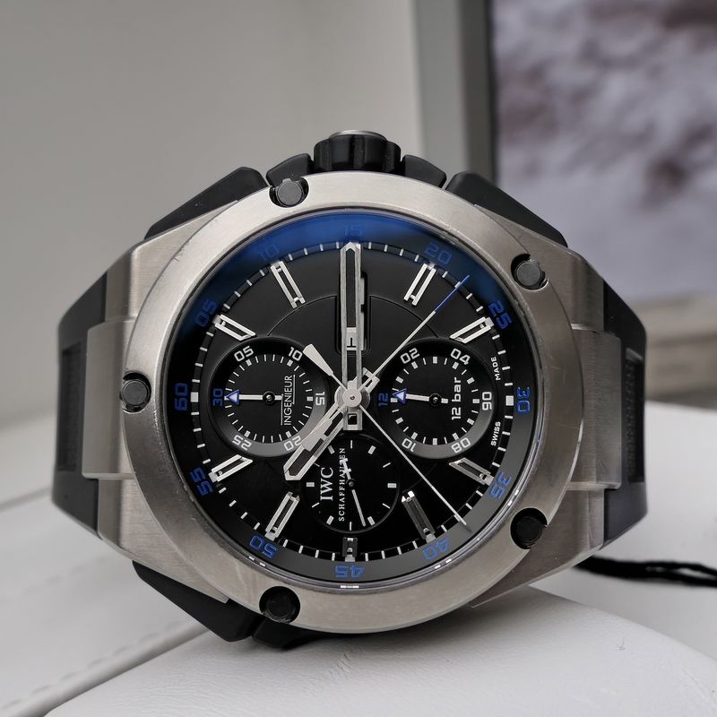 Image 22 of IWC Ingenieur 'Double Chronograph' IW376501; Automatic men's watch