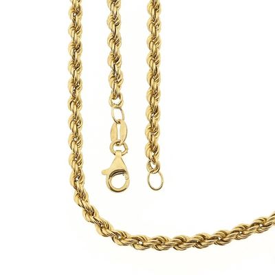 Image 1 of Gold twisted link chain