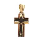 Image 5 of Vintage gold pendant of a cross with corpus