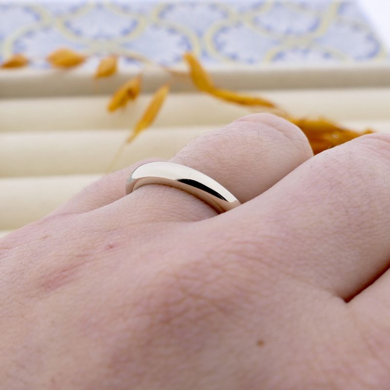 Image 2 of Blush white gold sliding ring