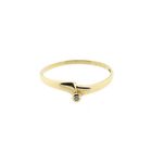 Image 3 of Gold Ring with Diamond; 0.01 ct.
