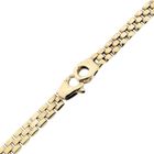 Image 5 of Bicolor gold panther link necklace.