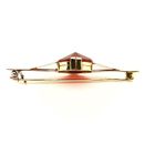 Image 4 of Antique gold brooch with carnelian