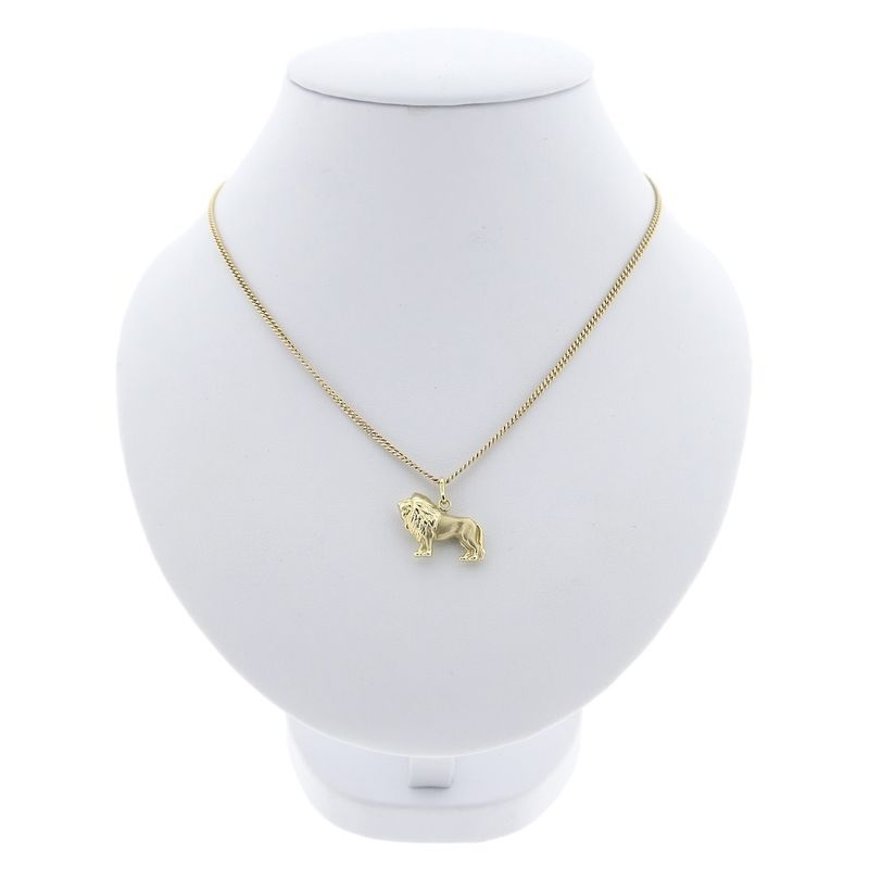 Image 3 of Gold pendant of a lion