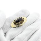 Image 7 of Vintage gold brooch with garnet