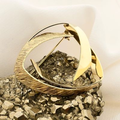 Image 2 of Vintage Gold Brooch; 14 Karat