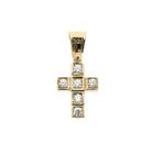 Image 1 of Gold cross with zirconia