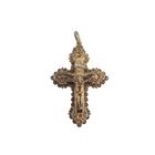 Image 1 of Gold Victorian pendant of a cross with pearls