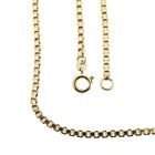 Image 1 of Gold long Venetian link necklace | 60 cm