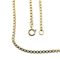 Gold long Venetian link necklace | 60 cm
