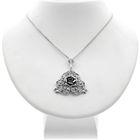 Image 6 of Antique silver floral pendant | Art Nouveau