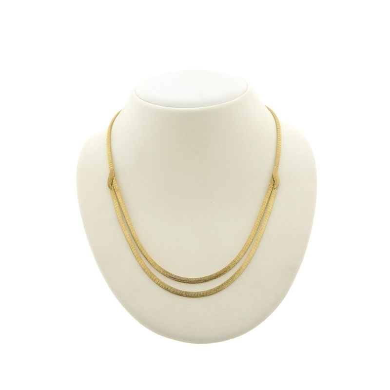 Image 1 of Gold Omega necklace
