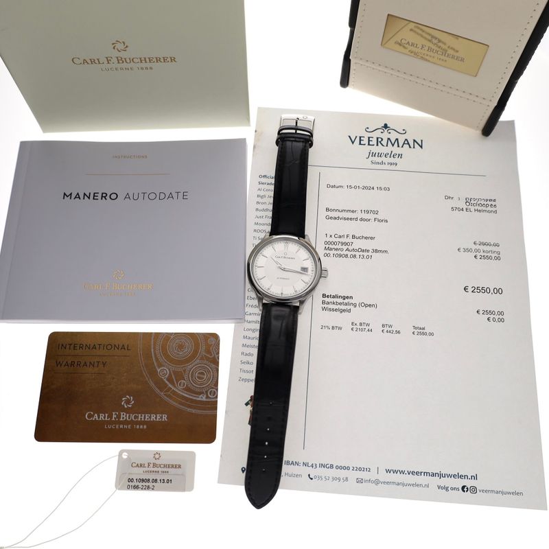 Image 2 of Carl F. Bucherer Manero Autodate 'John Wick' 00.10908.08.13.01; Automatic Men's Watch