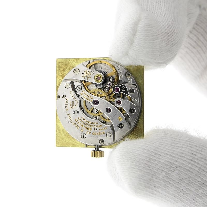 Image 8 of Patek Philippe Gondolo; 18k gold men's watch with papers from 1966