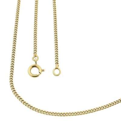 Image 1 of Gold gourmet link chain | 50.5 cm