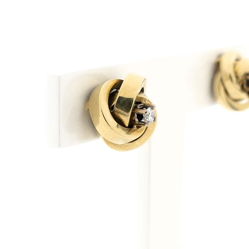 Image 4 of Gold Earrings with Diamond