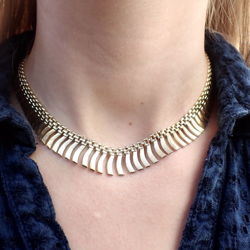 Image 4 of Gold Cleopatra necklace