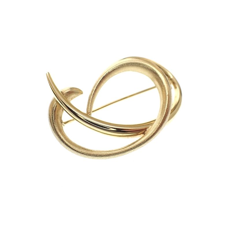 Image 2 of Golden fantasy brooch; Curl