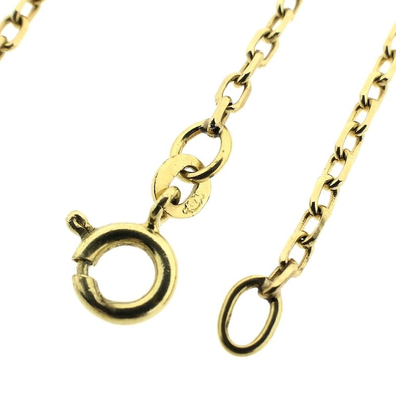 Image 3 of Gold anchor link chain | 52 cm