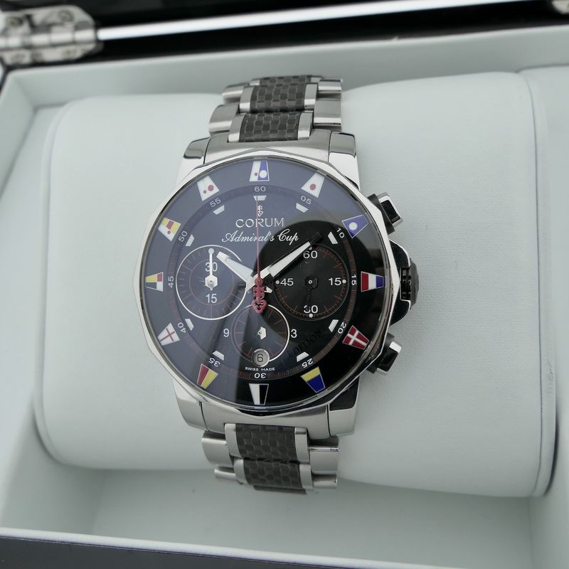 Image 12 of Corum Admiral's Cup Regatta Chronograph 985.631.20; Limited Edition men's watch