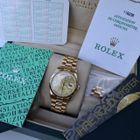 Image 33 of Rolex Day-Date 36mm 'Diamond Dial' 118238; 18k. Gold watch in full set