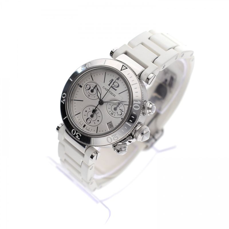 Image 3 of Cartier Pasha Seatimer 3129 Chronograph Watch