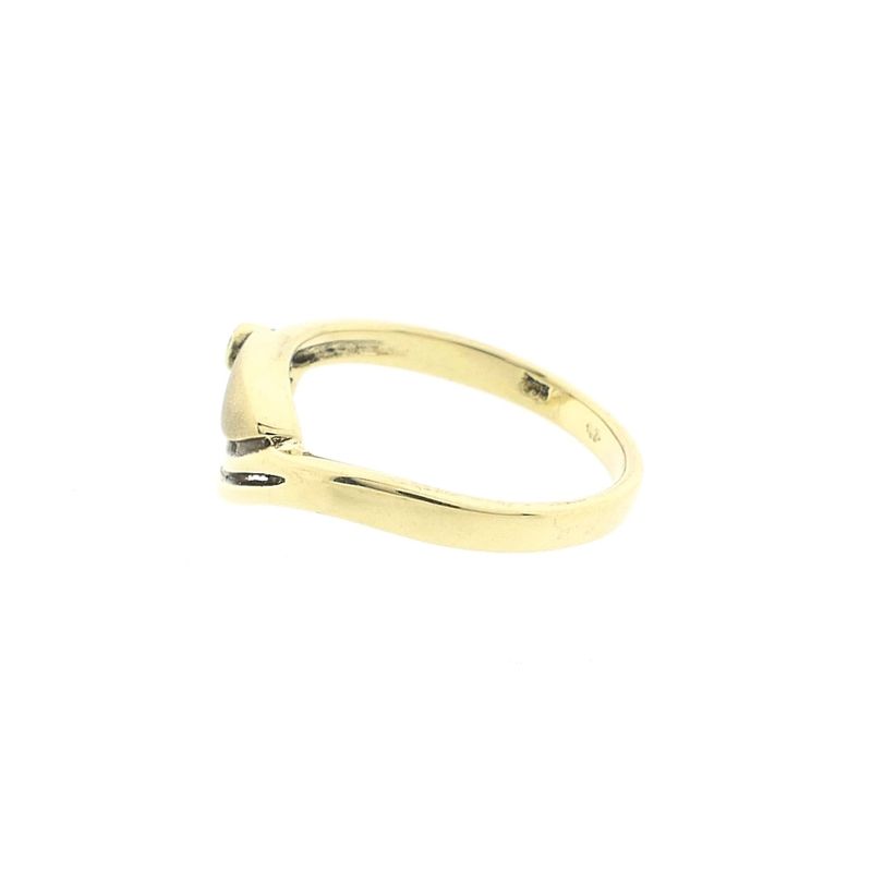 Image 7 of Gold ring with zirconia