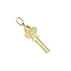 Image 7 of 18 carat gold pendant of a key