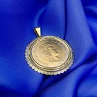 Image 5 of Gold pendant of a 10-guilder coin; Queen Wilhelmina 1912