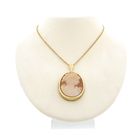 Image 4 of Antique gold pendant with cameo