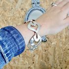 Image 2 of Silver fantasy link bracelet | 20 cm