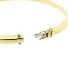 Image 6 of Gold slave bracelet with diamonds; Size M/L