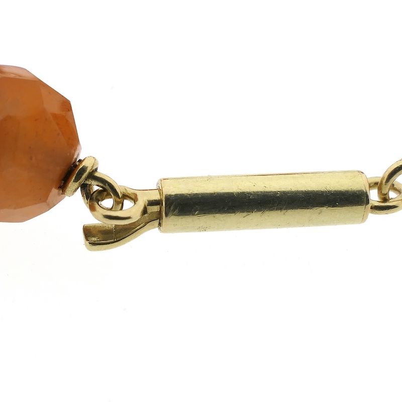 Image 3 of Gold bracelet with carnelian