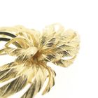 Image 3 of Luxurious gold brooch; Floral design