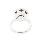 Image 8 of Silver ring with synthetic ruby.