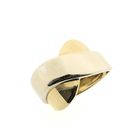 Image 1 of Two-tone gold crossover ring