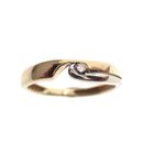 Image 2 of Two-tone gold ring with diamond