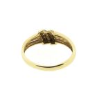 Image 10 of Gold ring with diamonds; 0.01 ct.